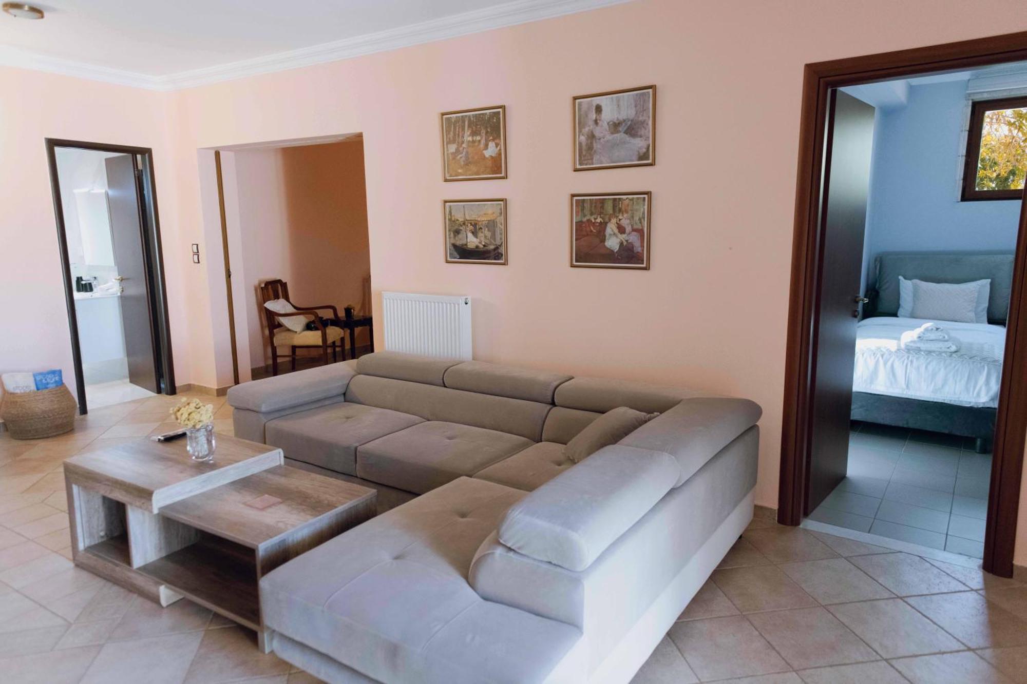Seaside "Stone & Light Villa Ii" Close To Aegina City Khloi Exterior foto